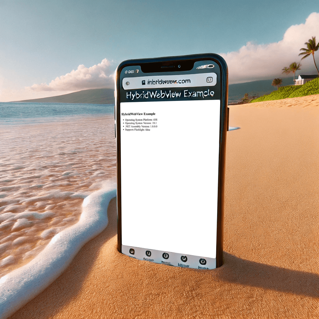 .NET MAUI 9 HybridWebView