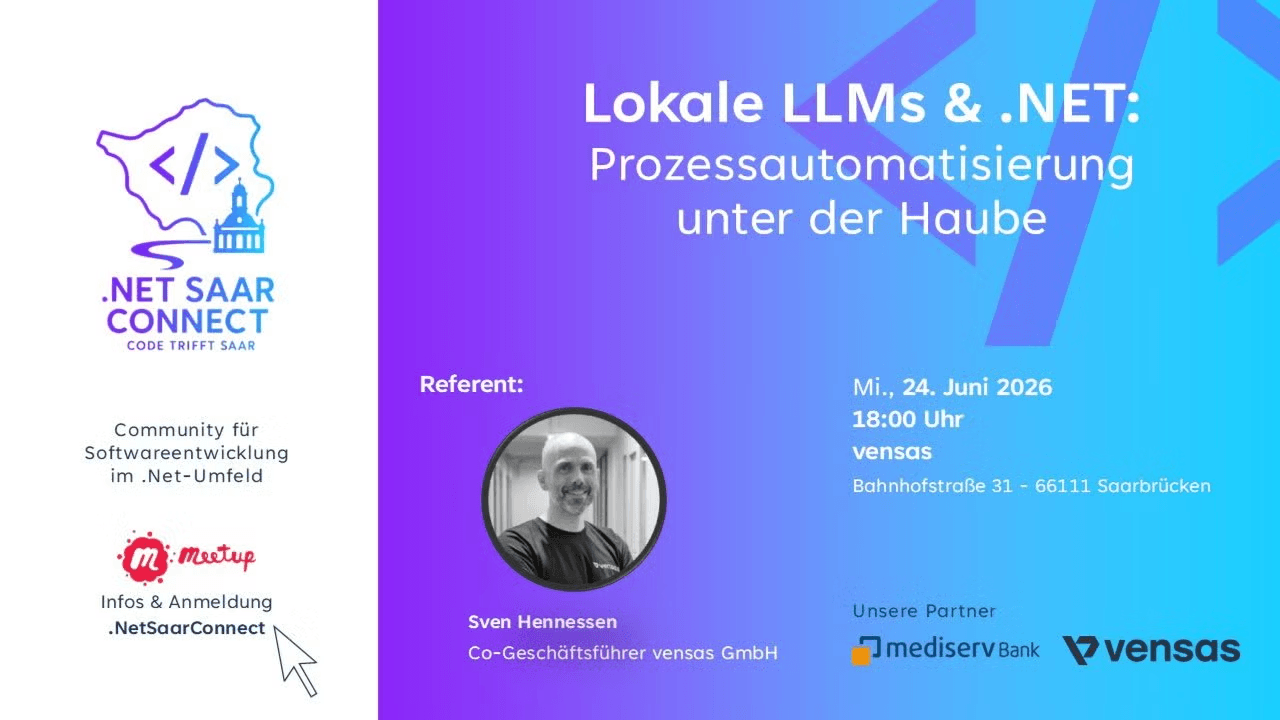 Lokale LLMs & .NET: Prozessautomatisierung unter der Haube